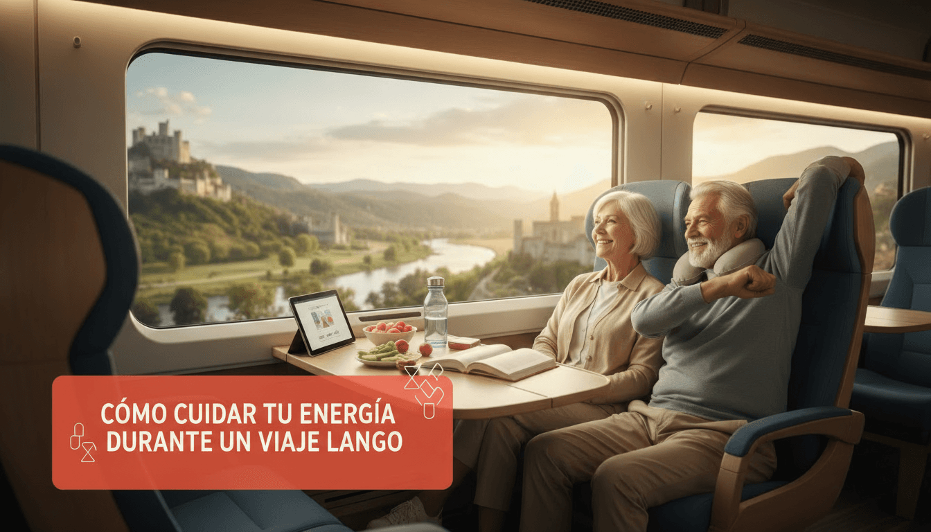 Cómo cuidar tu energía durante un viaje largo